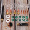 thumbnail image 1 of TIG Welding Torch Accessories Kit, Practical Durable Professional TIG Gas Lens Collet Body  For WP-9/20/25 TIG Welding Torch 30pcs, 1 of 8
