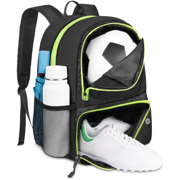Mochila de fútbol YOREPEK ligera resistente al agua 28L