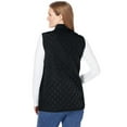 thumbnail image 2 of Woman Within Plus Size Zip-Front Quilted Vest Long Lightweight Gilet, 2 of 6