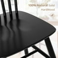 thumbnail image 3 of Dycanpo Dining Set, Dinning Room Table and 18'' Tall Chairs Set of 7 with Black, Wooden for Home, 3 of 8