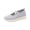 Gray, variant on Willtoo Womens Knit Mary Jane Slip On Shoes Breathable Mesh Casual Flats Comfortable Lightweight Walking Shoes