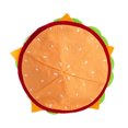 thumbnail image 2 of Sombrero con forma de hamburguesa | Atrezzo divertido para fiesta de disfraces | Material de la bandada blanda | Multicolor 13,77x13,77 pulgadas | Decoración de Halloween | Accesorio fotográfico, 2 of 6