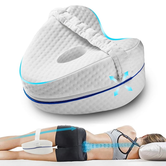 Almohada para piernas Vertdens, para personas que duermen de lado, espuma viscoelástica