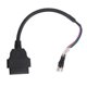 thumbnail image 4 of 16Pin OBD Cable Connector Adapter ABS Black Motor Diagnostic Tool for Truck Vehicle Motorcycle, 4 of 4