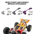 thumbnail image 3 of Baohd 1pcs Aluminum Alloy 1/14 Steering Servo Saver Complete For Wltoys 144001 RC Car Part RC Car Accessories Replacement Parts Titanium, 3 of 6