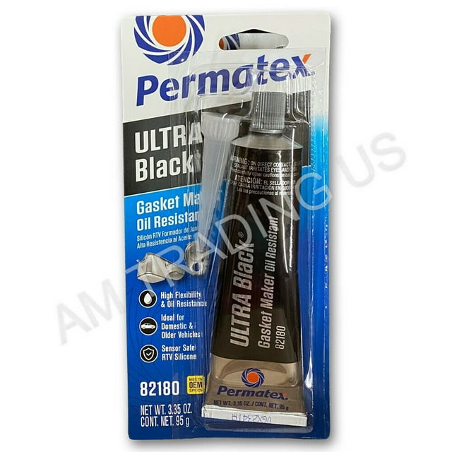 Permatex 82180 Ultra Black Maximum Oil Resistance RTV Silicone Gasket ...