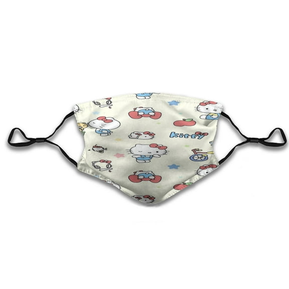 Hello kitty Mask double-layer mask, high elastic ear straps, breathable and comfortable, suitable for daily use by men and women