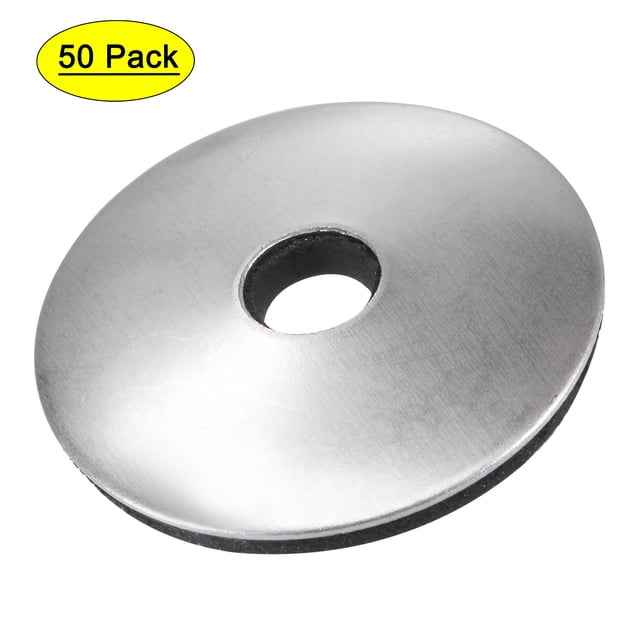 Junta de sellado unida Uxcell de acero inoxidable EPDM 25x5.5x2.8mm, paquete de 50
