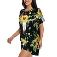thumbnail image 2 of Lsque Women's Short-Sleeved Pajama Set - 2 Piece Soft and Lightweight Sleepwear Set-Small, 2 of 9