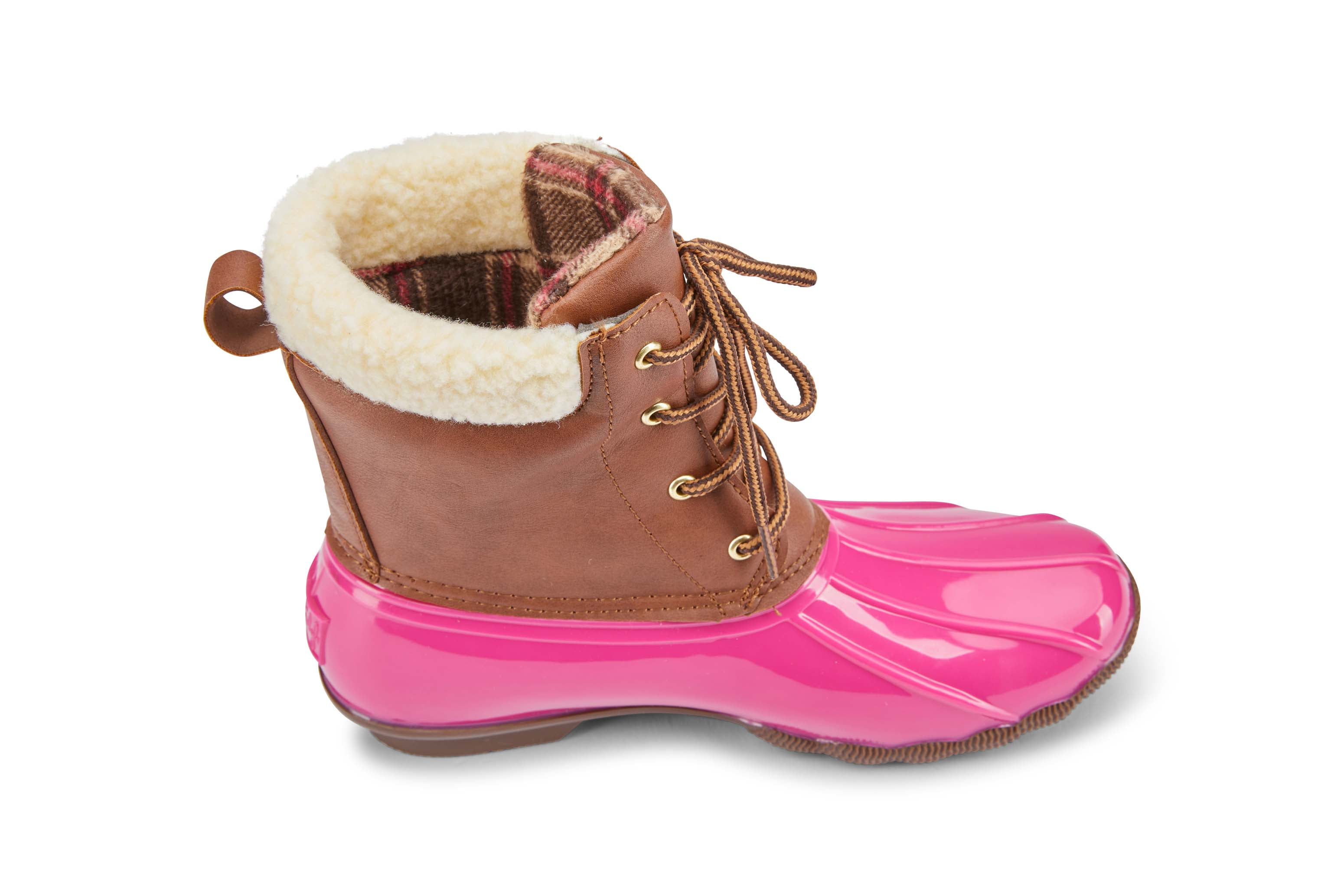 Hot pink duck boots new arrivals