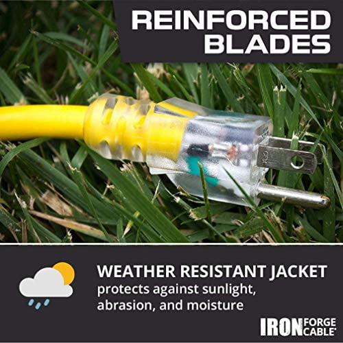 Weatherproof Extension Cord Connection Box - Waterproof Outdoor Cover -  iron forge tools
