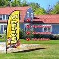 thumbnail image 2 of QSUM We Deliver Sign Feather Flag with Pole Kit,7FT We Deliver Decoration Display, We Deliver Business Sign,We Deliver Swooper Flag，Advertising Flag, 2 of 5