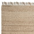 thumbnail image 4 of SAFAVIEH Natural Fiber Tangier Solid Braided Fringe Jute Area Rug, Natural, 9' x 12', 4 of 6