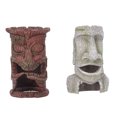 thumbnail image 1 of Aquarium Decor2pcs Fish Tank Face Resin Face Sculpture Fish Tank Ornament Reliable and Durable, 1 of 5