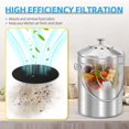 thumbnail image 3 of 6 Pack Compost Filters for Countertop Bin, 6.7 Inch Charcoal Bucket Home Kitchen Bin Pail Filter Relpacement Refill Set -, 3 of 4