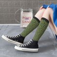 thumbnail image 5 of Logiee Yellow Floral Print Gift Stocking Stuffers,Adult Stockings,Novelty Socks,Funny Socks Birthday Running Walking Sleeping, 5 of 6