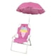 thumbnail image 2 of Silla de camping para niños, plegable, con sombrilla, práctica, portátil, para playa, picnic, excursiones al aire libre, pesca en el patio helado, 2 of 8