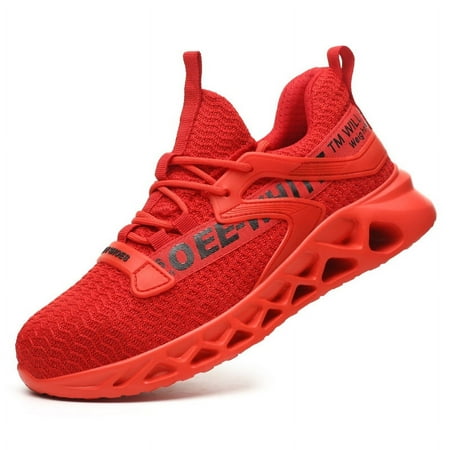 

2024 Men s Work Safety Shoes Puncture Proof Anti-skid Steel Toe Outdoor Work Shoes Rubber Sole Breathable Industrial Construction Sneakers