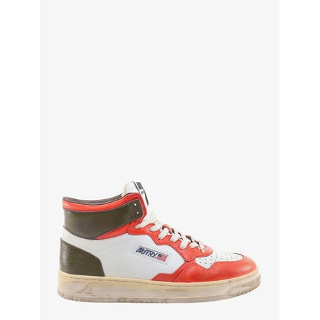 

MAN Leather sneakers with vintage effect