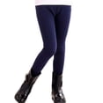 thumbnail image 3 of 2 PCS Kids Toddler Girls Leggings Solid Warm Thick Fleece Lined Skinny Pants Trousers Teenage Child 3-13 Years, 3 of 7