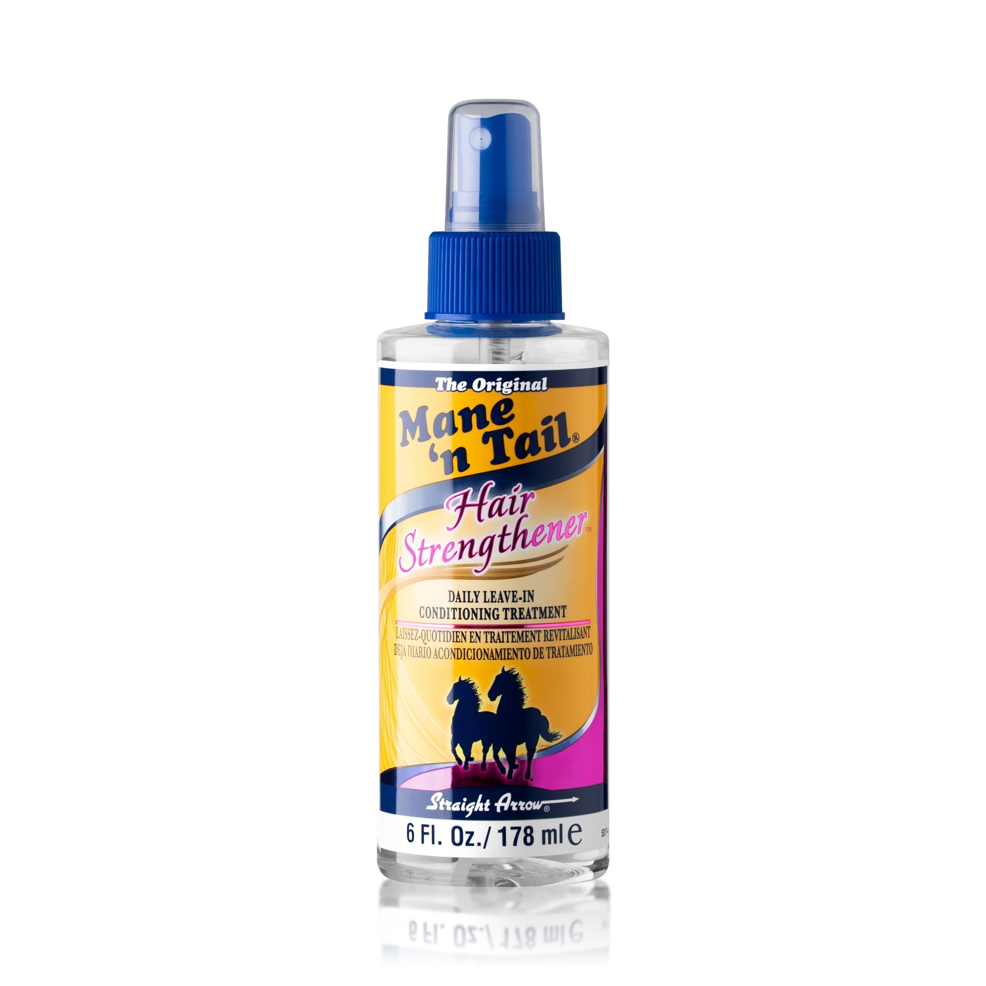 Mane 'n Tail Hair Strengthener – Daily Leave-In Conditioning Spray for Stronger, Healthier Hair – Fortifies, Nourishes & Protects from Heat & Styling Damage – Alcohol-Free Formula