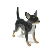 Little Critterz Dog Black & Tan ChihuahuaHand Painted Porcelain Figurine