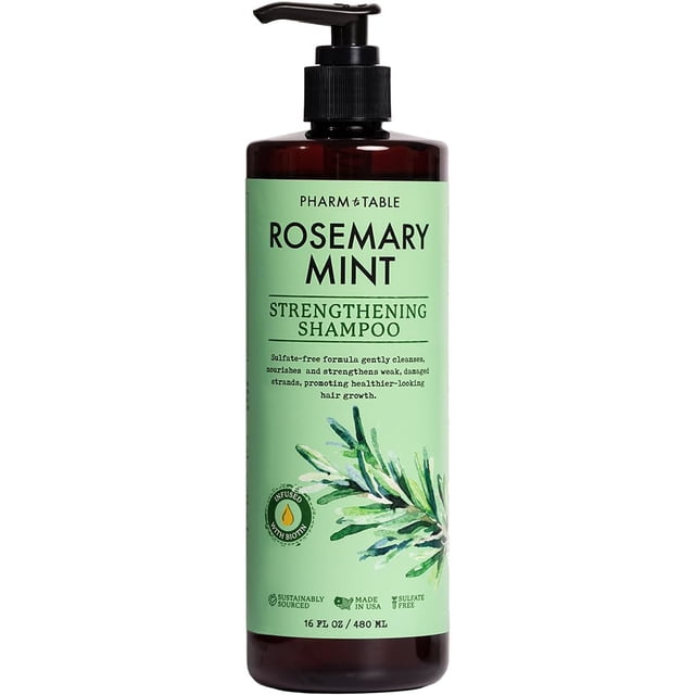 PHARM TO TABLE Champú Romero y Menta 480ml
