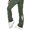 Army Green, variant on Women's Pants Casual Plain Flare Leg Black XS (2)