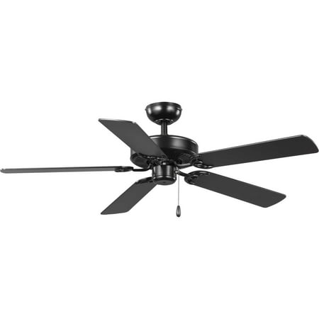 

Progress Lighting Airpro Es 52 Airpro 52 5 Blade Indoor Ceiling Fan - Black