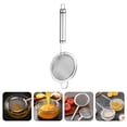 thumbnail image 3 of Fine Mesh Strainer Stainless Steel Colander Sieve Sifter Kitchen Fine Mesh Sieve, 3 of 8