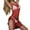 Red, variant on TSADFHJI Lace Lingerie for Men Women's Mesh Flash Mysterious Underwear Fishnet Dress Xs Purple