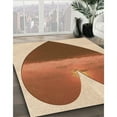 thumbnail image 3 of Ahgly Company Machine Washable Indoor Rectangle Transitional Mahogany Brown Area Rugs, 4' x 6', 3 of 7