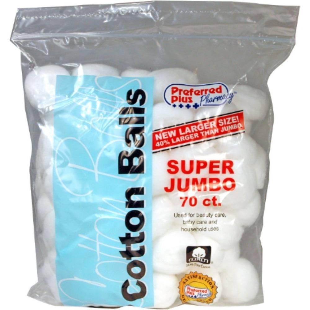Cotton Balls Super Jumbo, Size 70