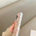 thumbnail image 5 of Oil Painting Flower Phone case, Wave Border, Silicone Material, Small Fresh Style, Cute Phone case, Ladies Favourite, for iPhone 15 14 13 12 11 Pro Max Phone case (Blue,iPhone 11 pro max), 5 of 8