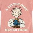 thumbnail image 3 of Peanuts - Pigpen Little Dirt Never Hurt - Toddler & Youth Girls Short Sleeve Graphic T-Shirt, 3 of 6