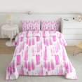 thumbnail image 2 of Homewish Graffiti Splash Bedding Comforter Set 2pcs for Kids Children Teens,Vintage Aesthetic Twin Comforter Sets Microfiber,Abstract Geometric Stripes Breathable Bedding Set, 2 of 8