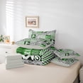thumbnail image 6 of Homewish Dirt Bike Teens Twin Bedding Sets 7-Piece, Motorcycle Extreme Sports Bedding Comforter Set, Green Fashion Abstract Reversible Sheet Sets, Super Cozy Room Decor, 6 of 8
