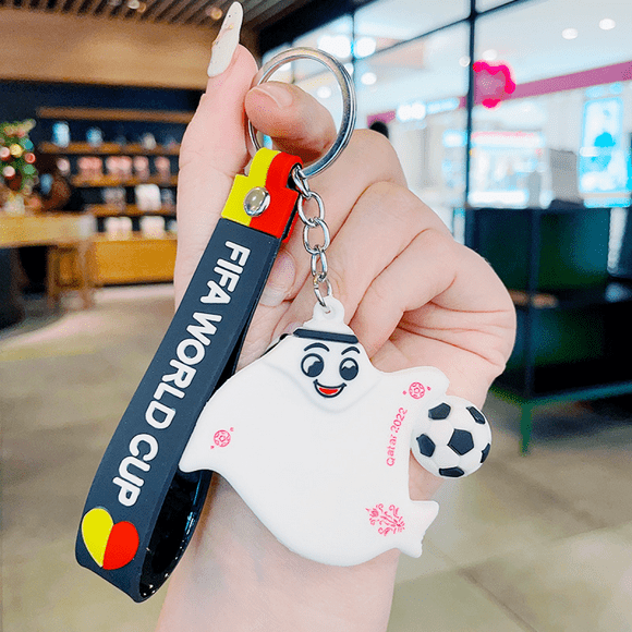 2022 Qatar Football World Cup Mascot souvenir Keychain