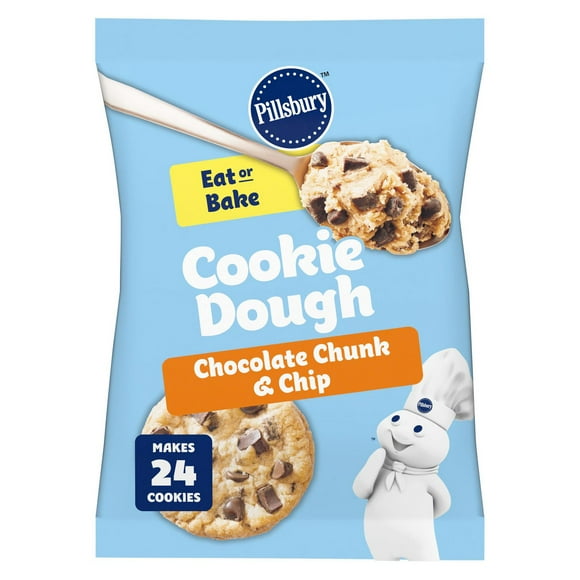 Pillsbury™ Chocolate Chunk & Chip Cookie Dough, 24 cookies, 454 g