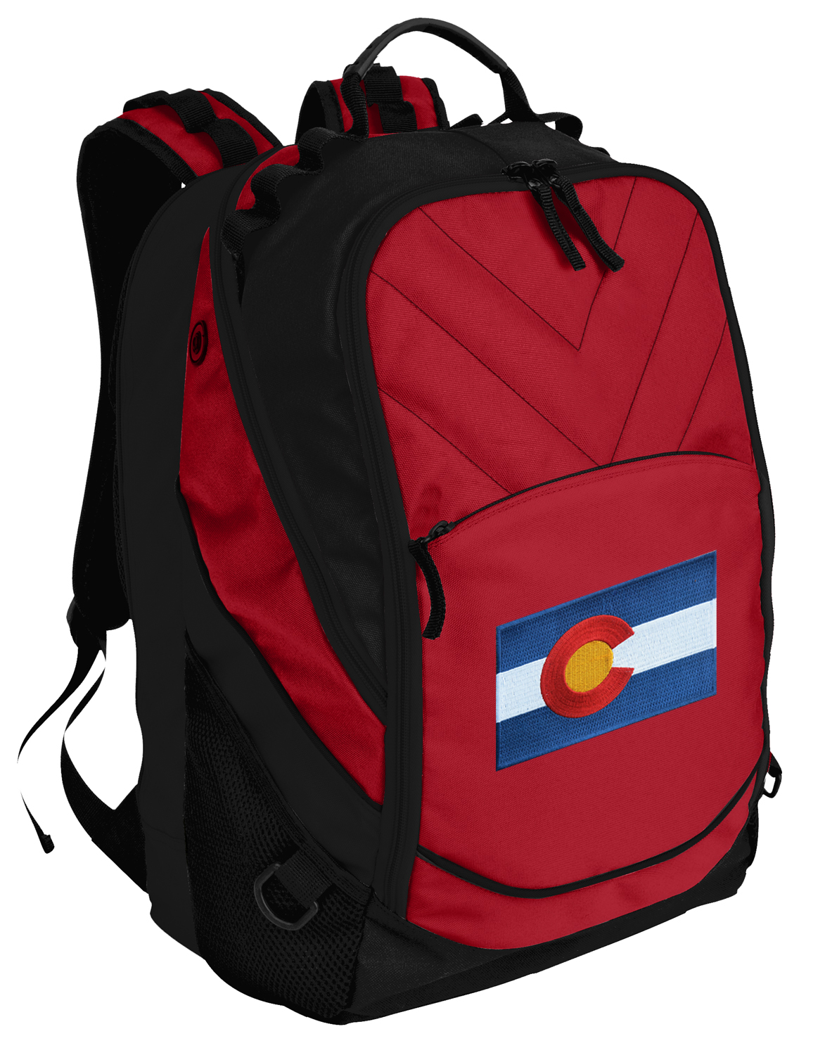 Colorado Flag Backpack Colorado Backpack or School Bag PADDED for