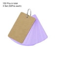 thumbnail image 3 of Uxcell 3.5" x 2" Blank Flash Cards with Rings Study Cards Index Cards Pre Hole Punched, Purple 150 Pack, 3 of 6