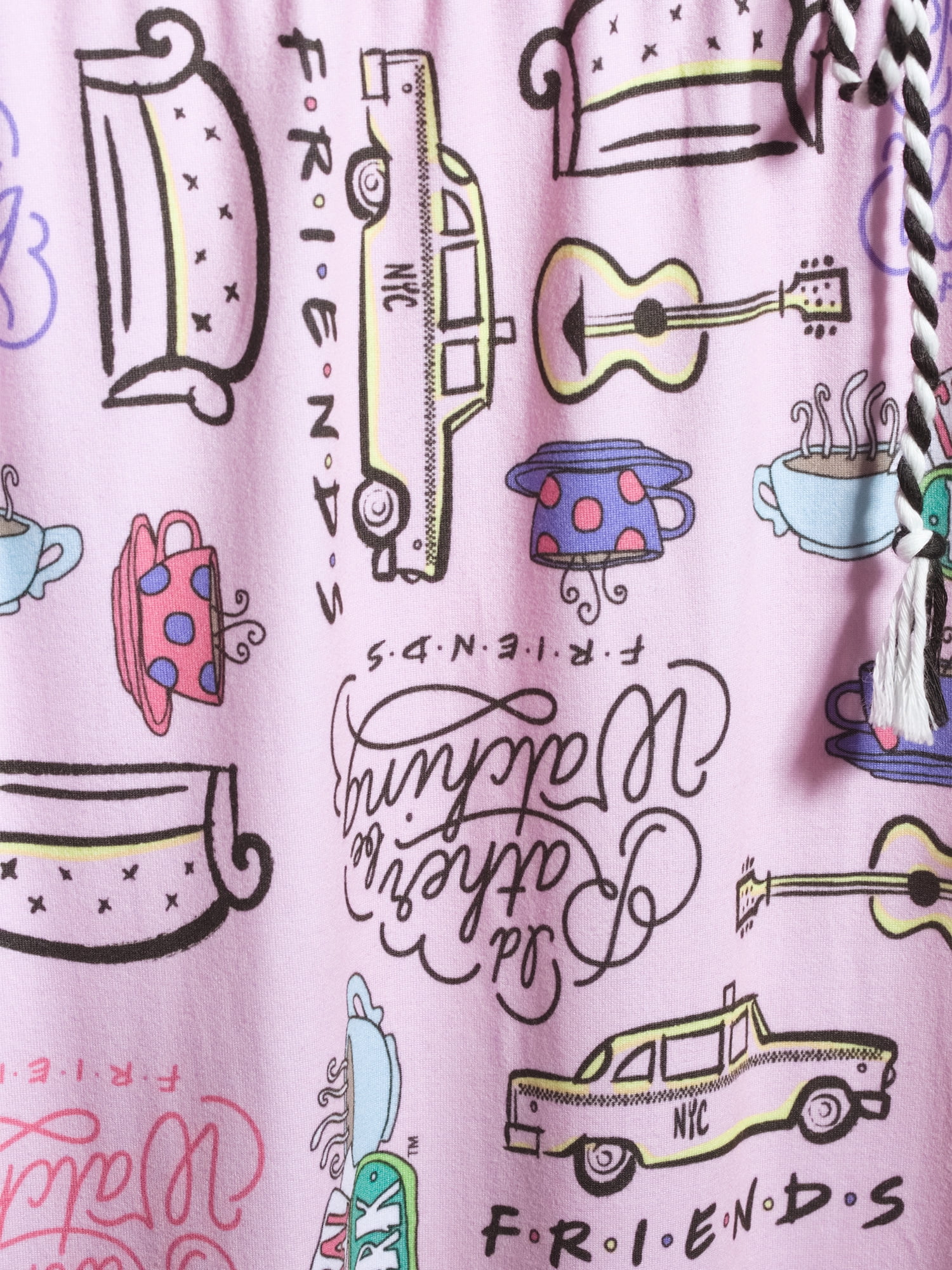 Friends Women's and Women's Plus Pajama Joggers