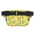 thumbnail image 3 of Fotbe Lemon (2) Cangurera Cuadrada con Estampado de Doble Capa, Bolsa de Cintura Ajustable Mini para Hombres y Mujeres, 3 of 9