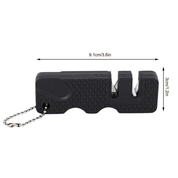 Mini Afilador de Cuchillos Portátil para Acampar Al Aire Libre, Accesorios de Cocina para acampar