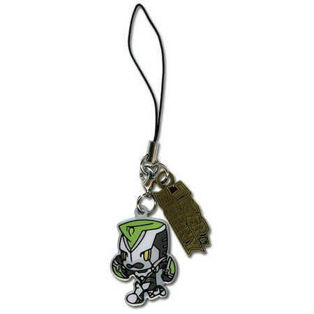 Cell Phone Charm - Tiger & Bunny - New Wild Tiger& Logo Metal Anime ge17051