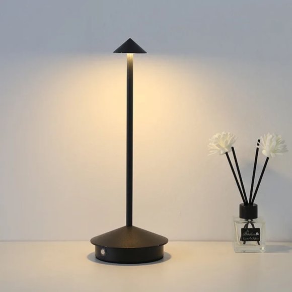 YOPTOP Creative Dining Touch Led Hotel Bar Coffee Pina pro Table Lamp Rechargeable Table Lamp Lampada Da Tavolo Decorative Desk Lamp,black,changeable