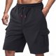 thumbnail image 1 of Pantalones cortos informales para hombre hasta la rodilla - Diseño con bolsillos de poliéster - Primavera/otoño/invierno - Color liso, S-XXXL, 1 of 8