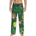 thumbnail image 2 of Goofa Vegan Printed Soft Pajama Pants for Men, Wide Leg Comfy Casual Lounge Yoga Pants-Small, 2 of 9
