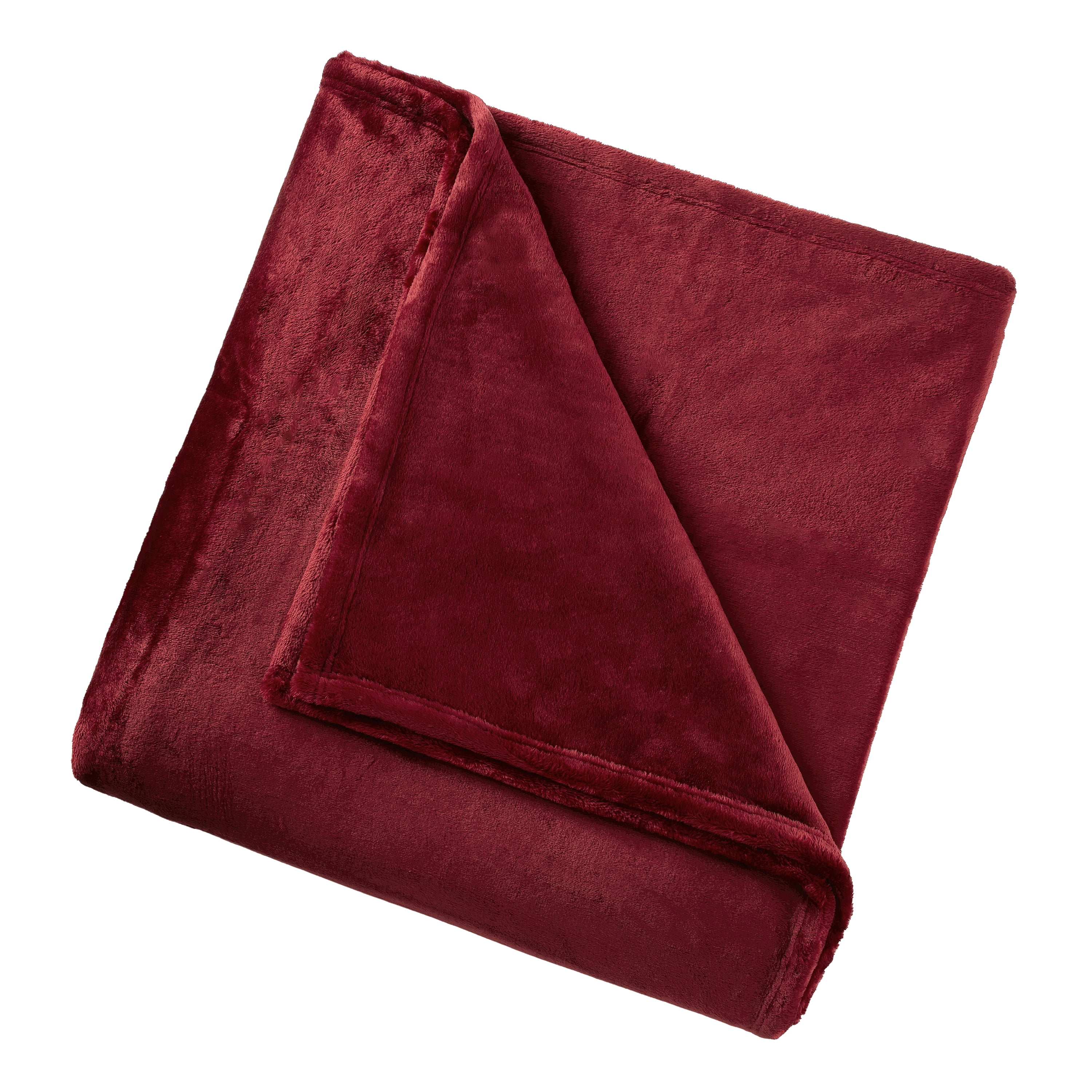 Better Homes & Gardens Luxury Red Velvet Plush Blanket, Full/Queen