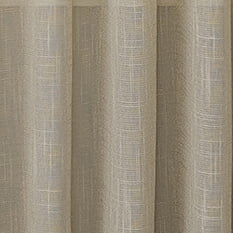 No. 918 Ceri Linen Texture Jute Tabs Semi-Sheer Tab Top Curtain Panel